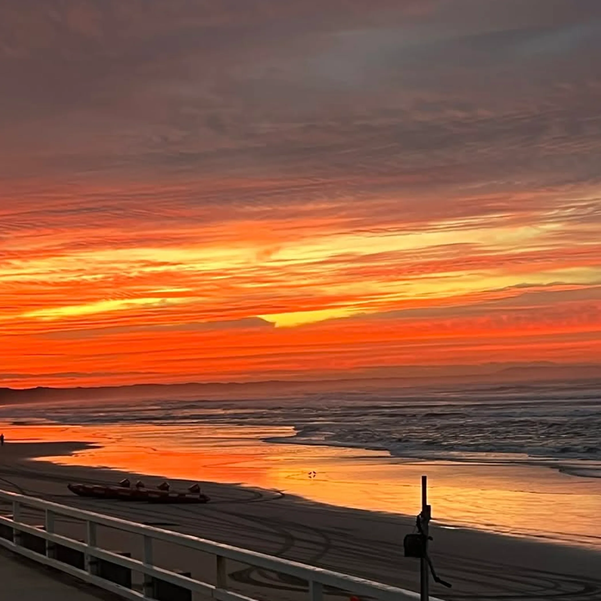 rip current visible dark water channel